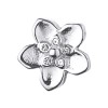 Kistanio Blume Charm Silberfarben für Mesh Charmband
