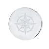 Kistanio Kompass Charm Silberfarben für Mesh Charmband